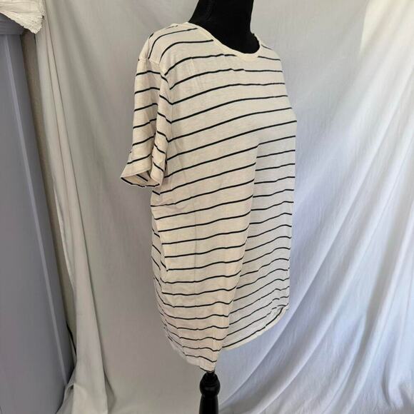 L.L. Bean women’s xxl Striped t shirt soft fabric scandi Lagenlook loose fit - Picture 6 of 6